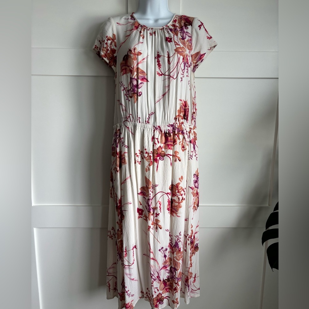 a new day Floral Midi Dress